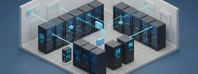 modern-data-center-network-infrastructure-visualization-servers-connections-cloud-computing-d-isometric-showcasing-server-377019005